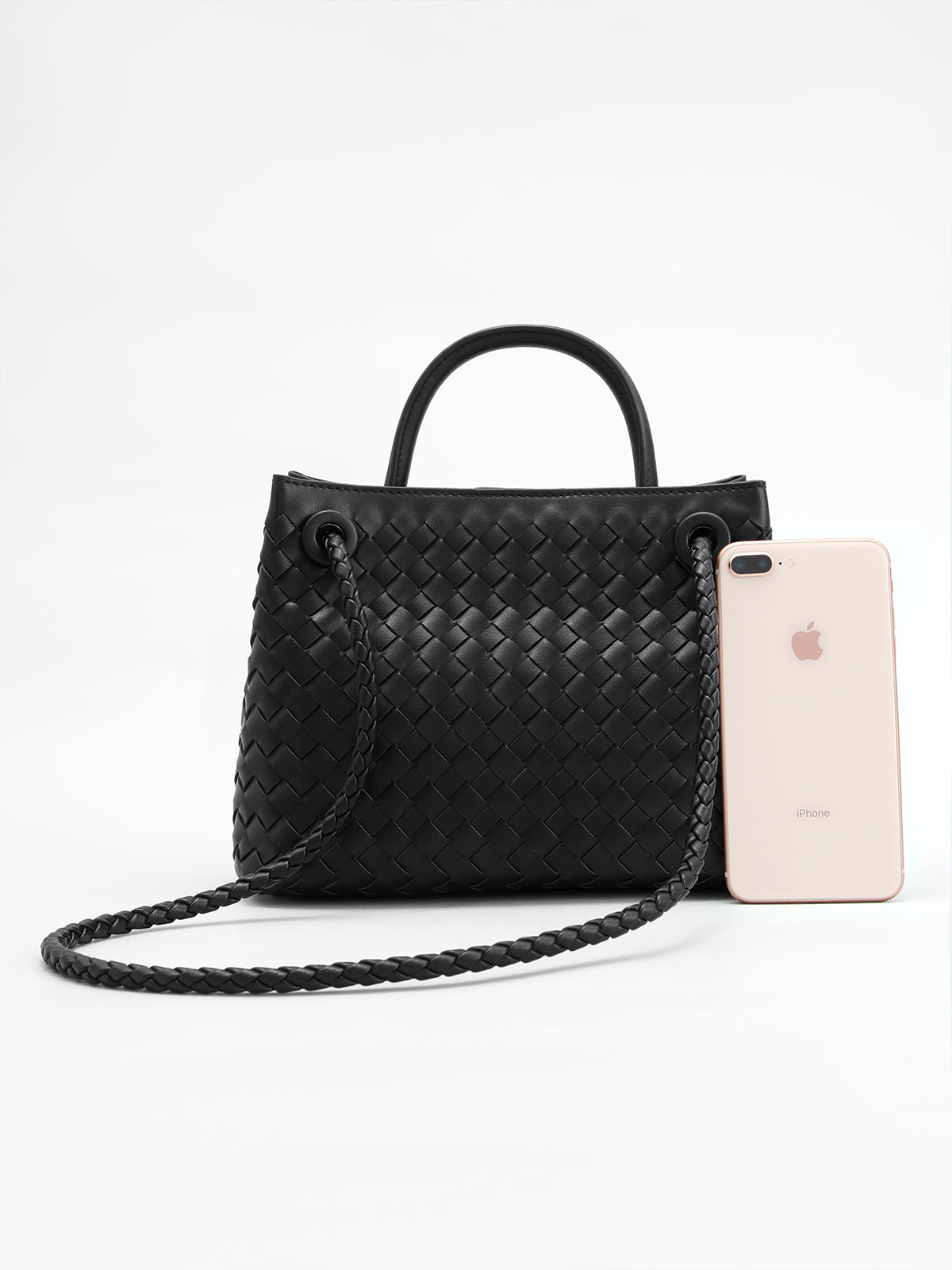 Borsa con Manico in Metallo Twist