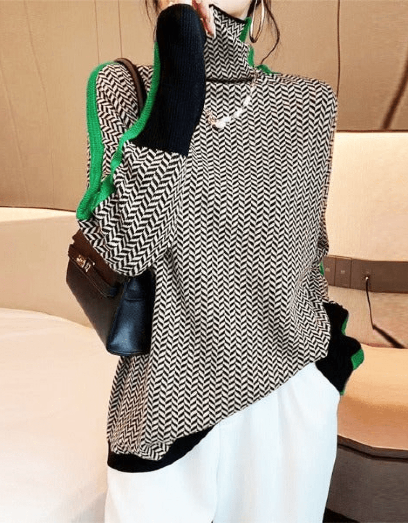 The Volu | Pull long à rayures jully