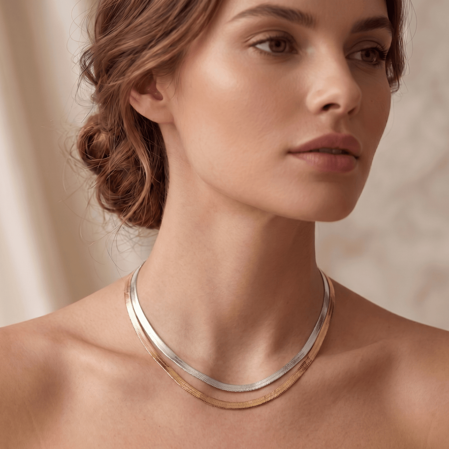 Lumière Snake Chain Necklace