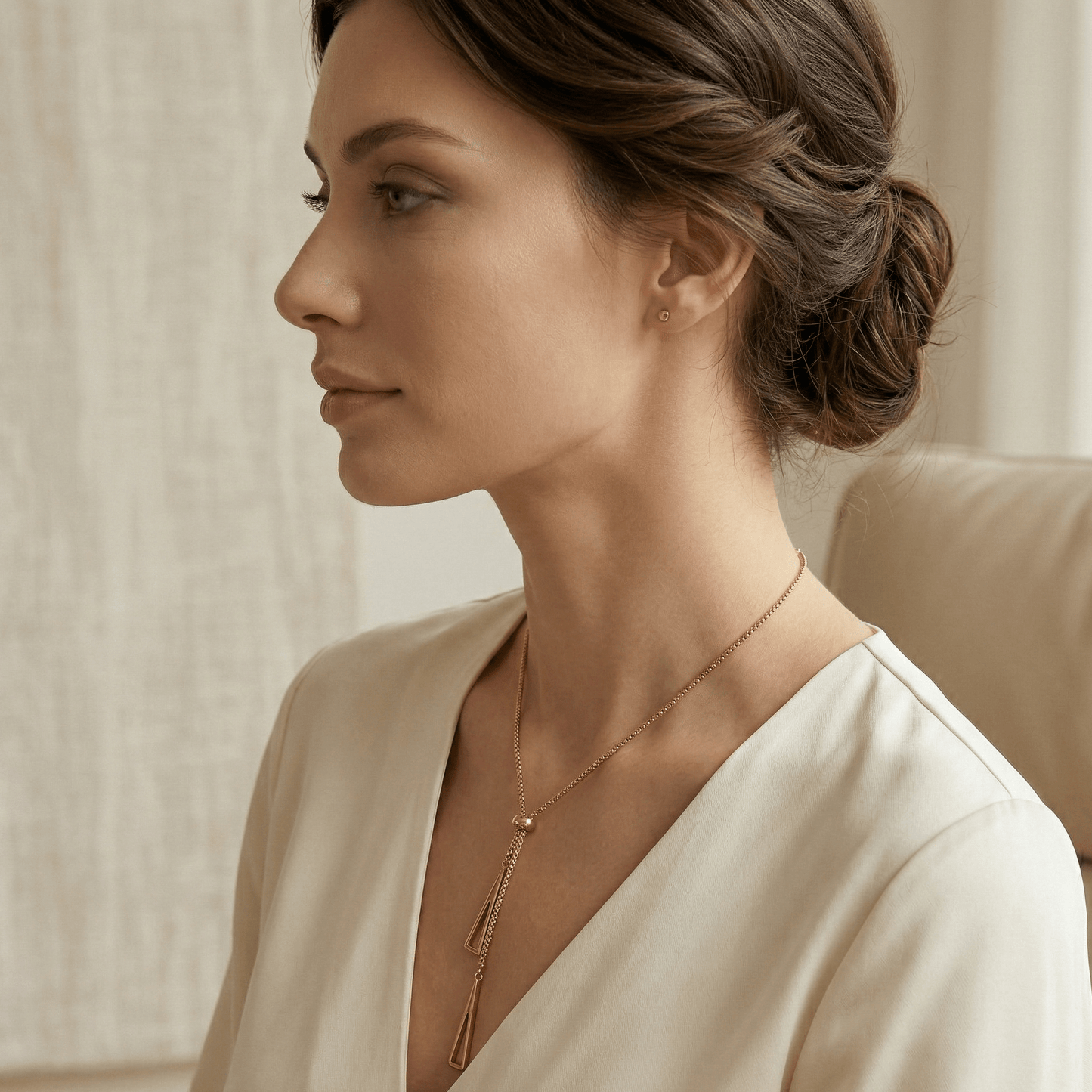 Minimal Drop Necklace