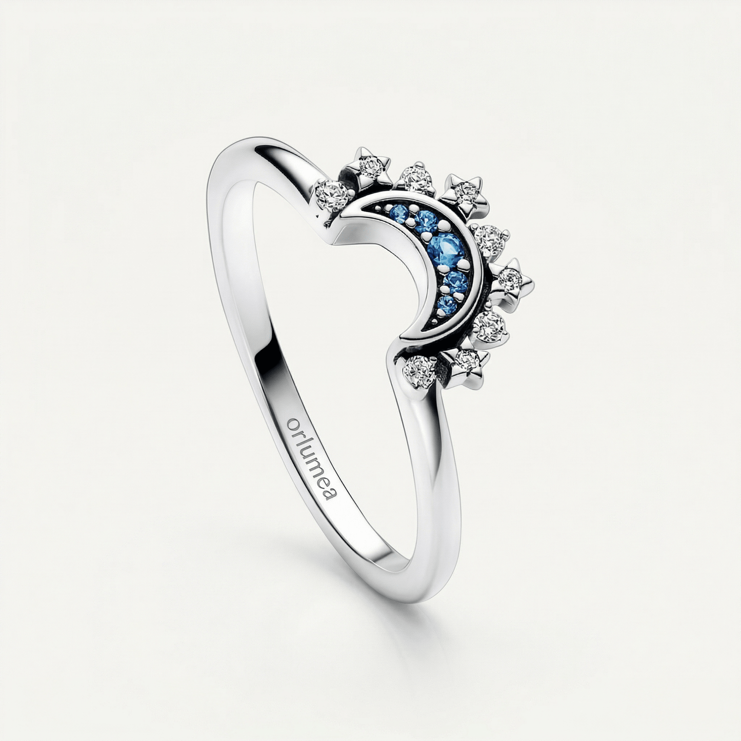 Solara Moon Gold Ring