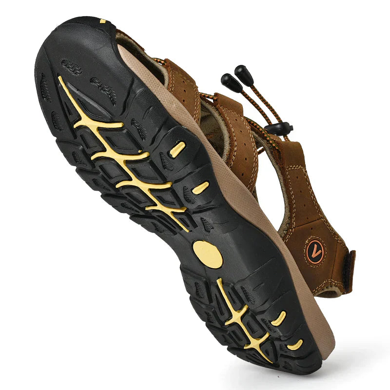 The Volu | ErgoStride™ – Sandales de confort tout-terrain pour hommes