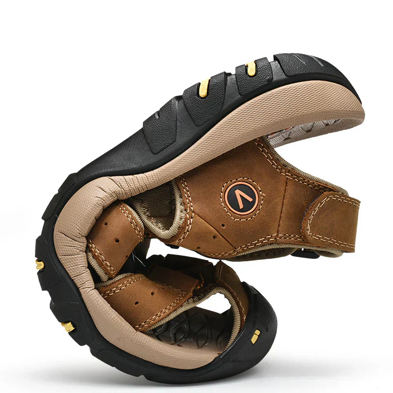 The Volu | ErgoStride™ – Sandales de confort tout-terrain pour hommes