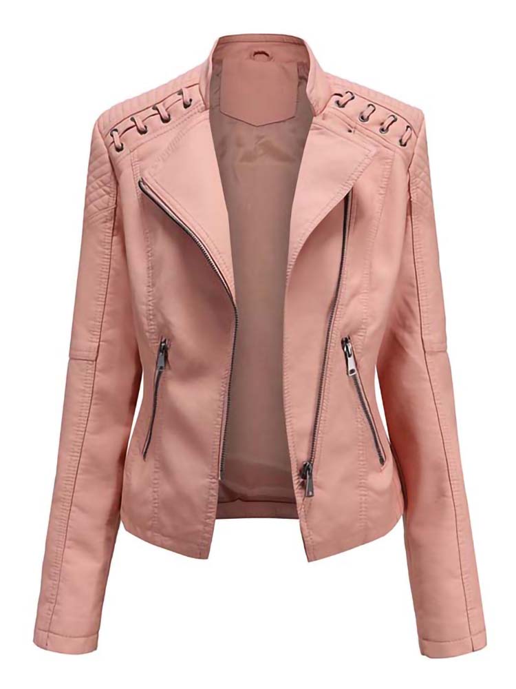 The Volu | Veste en cuir Debby pour femme
