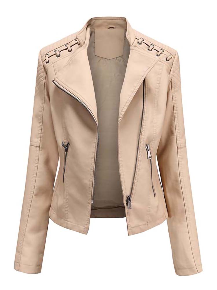 The Volu | Veste en cuir Debby pour femme