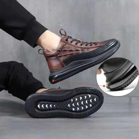 The Volu | Chaussures True en cuir véritable