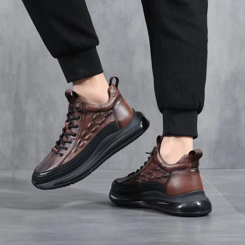 The Volu | Chaussures True en cuir véritable