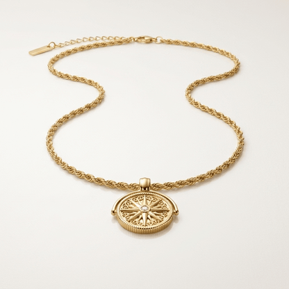 Astra Compass Necklace