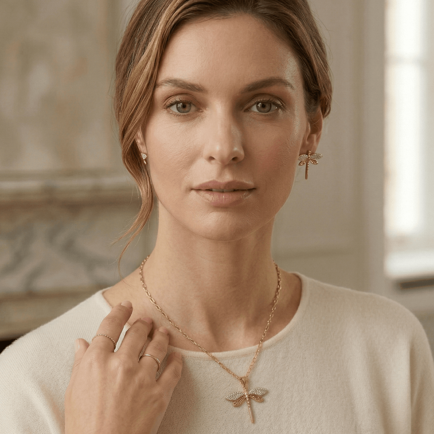 Aurelia Dragonfly Necklace