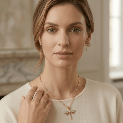 Aurelia Dragonfly Necklace