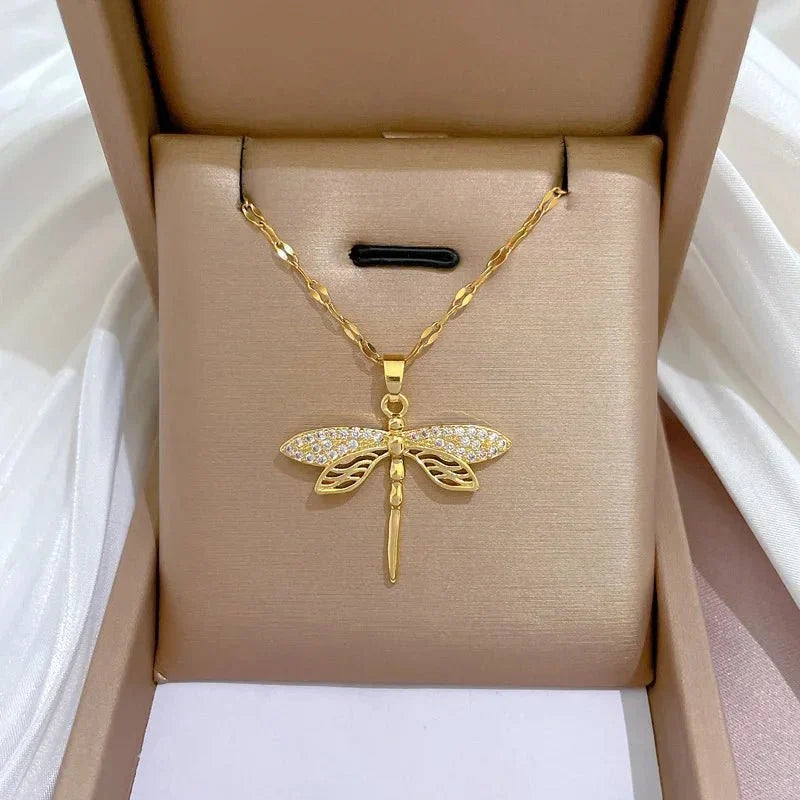Aurelia Dragonfly Necklace
