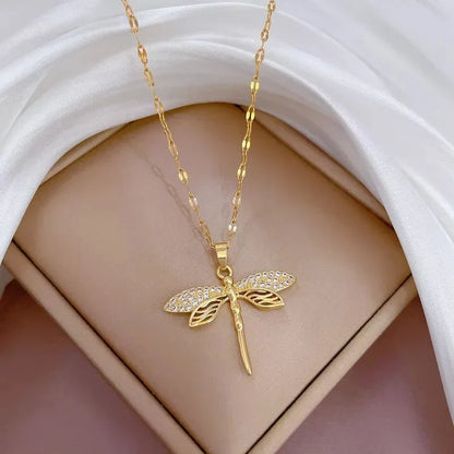 Aurelia Dragonfly Necklace