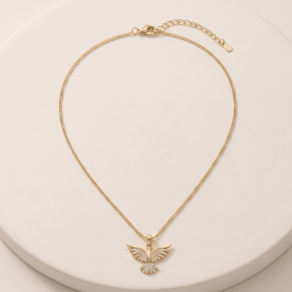 Aurelis Radiant Wing Necklace