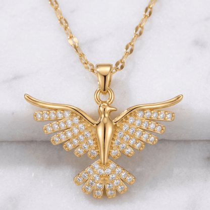 Aurelis Radiant Wing Necklace