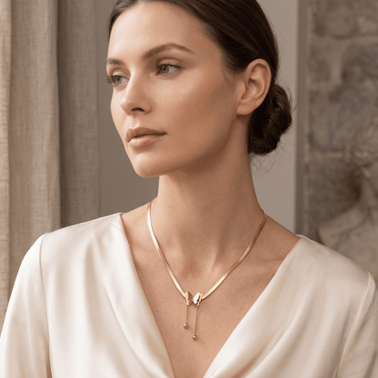 Aurora Butterfly Lariat Necklace