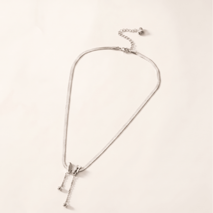 Aurora Butterfly Lariat Necklace