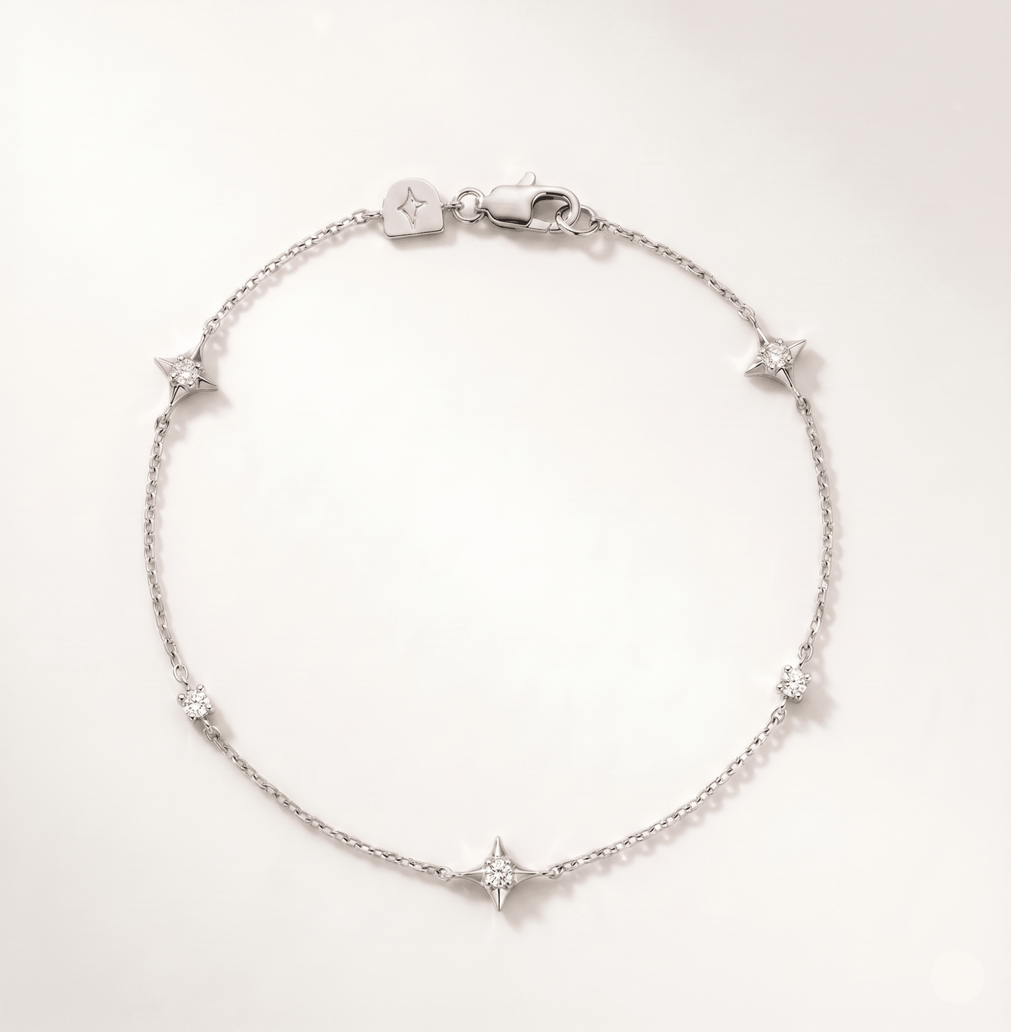 Celestial Diamond Star Bracelet