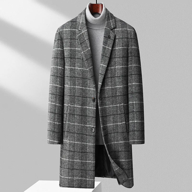 The Volu | Manteau en Laine Chess