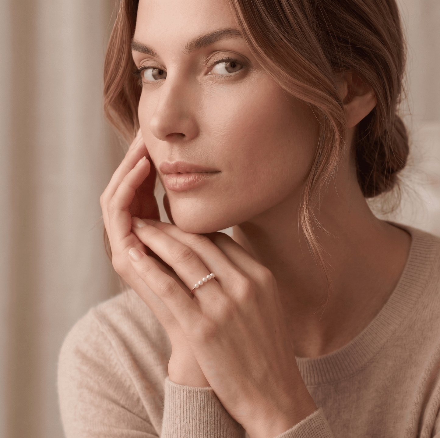 Elara Pearl Ring