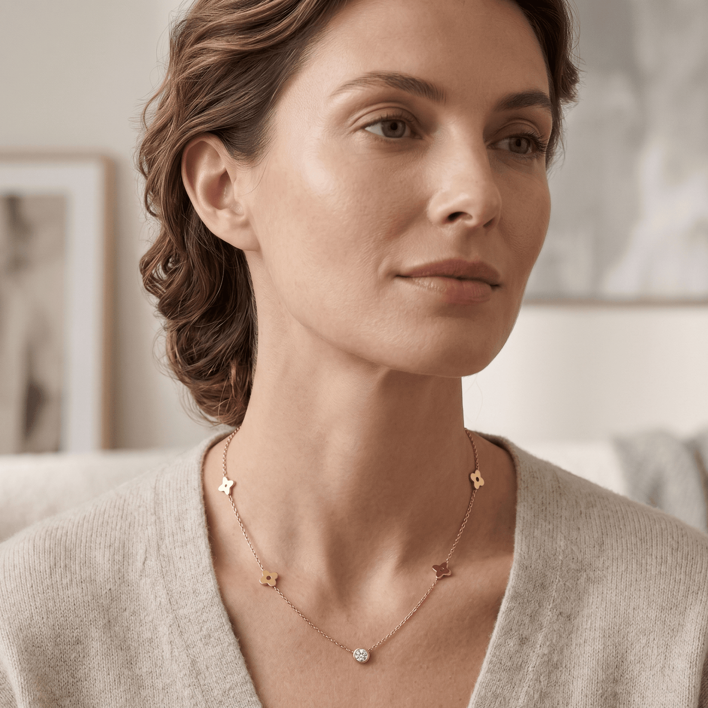 Elaris Bloom Crystal Necklace