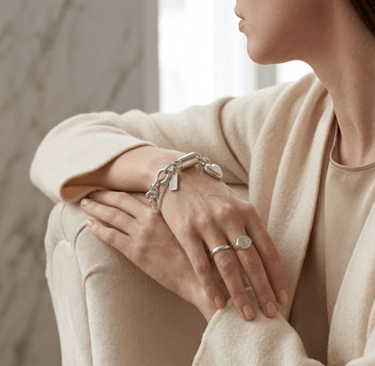 Eterna Heart Link Bracelet