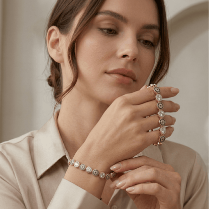 Evil Eye Crystal Adjustable Bracelet