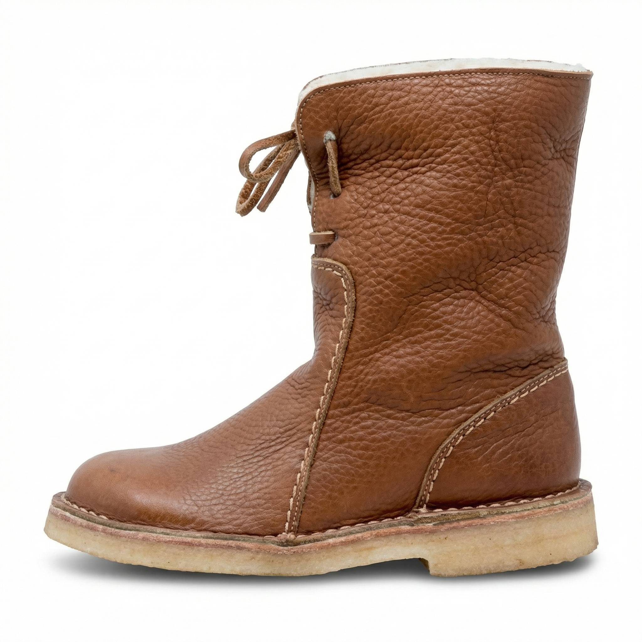 The Volu | Bottes Imperméables en Cuir Polaire Avec Doublure en Laine