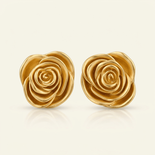 Rosenblüte Ohrstecker