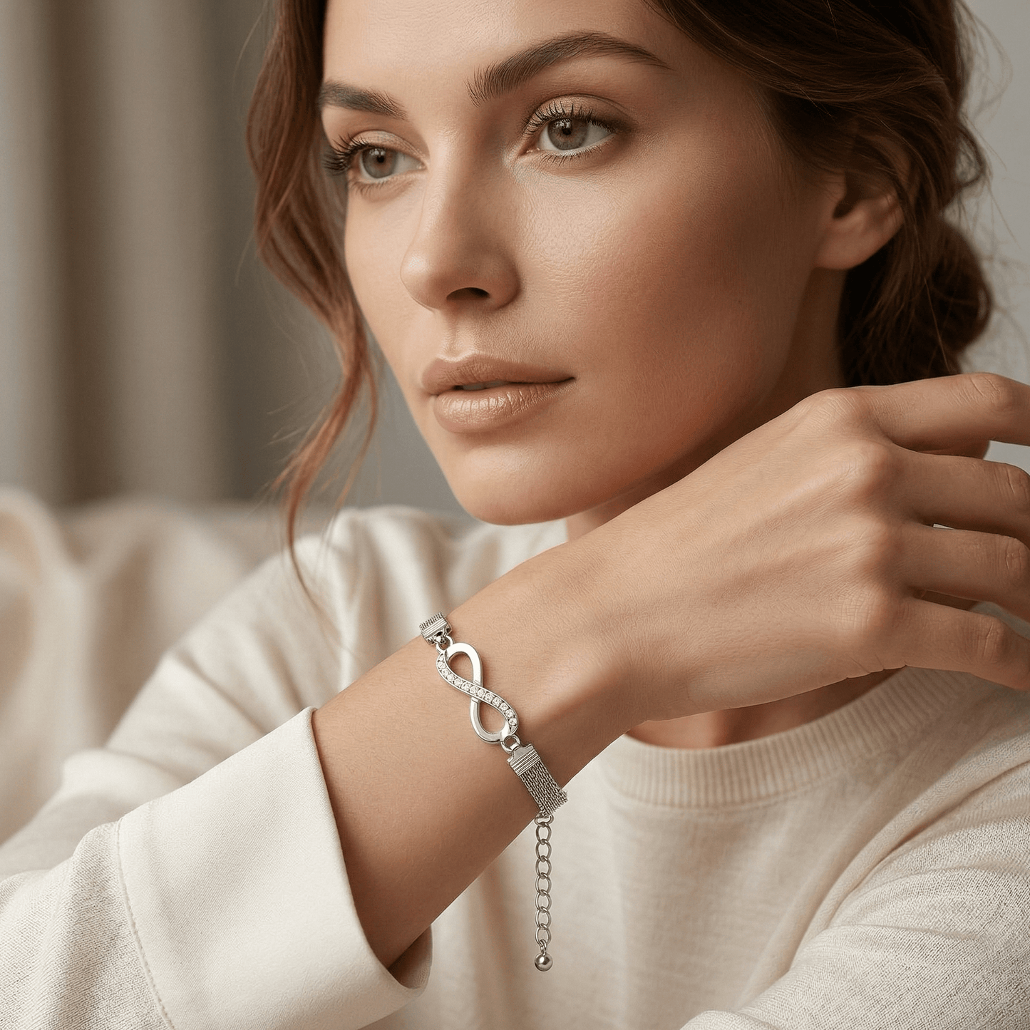 Infinity Crystal Bracelet