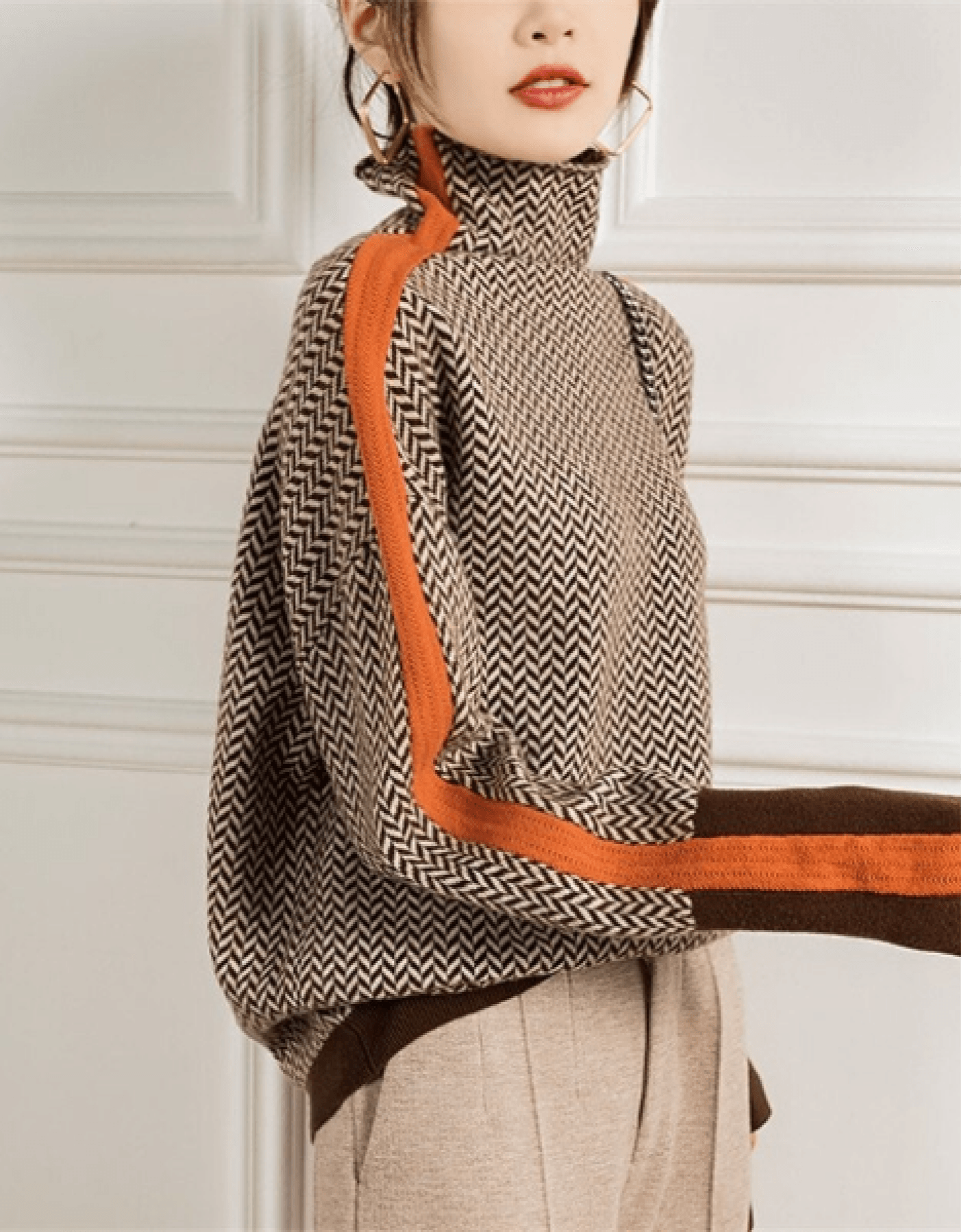 The Volu | Pull long à rayures jully