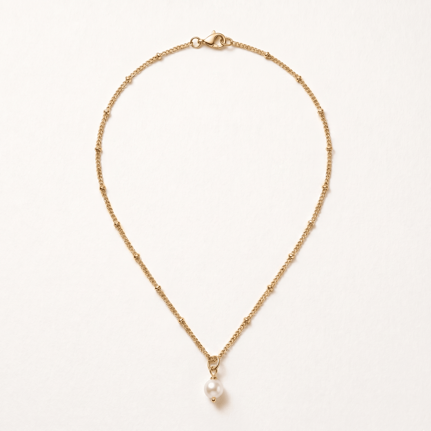 Luna Pearl Drop Necklace