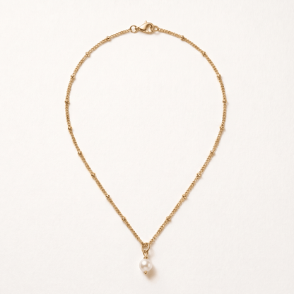 Luna Pearl Drop Necklace