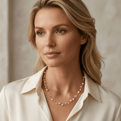 Luna Pearl Layered Necklace