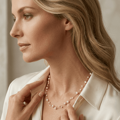 Luna Pearl Layered Necklace