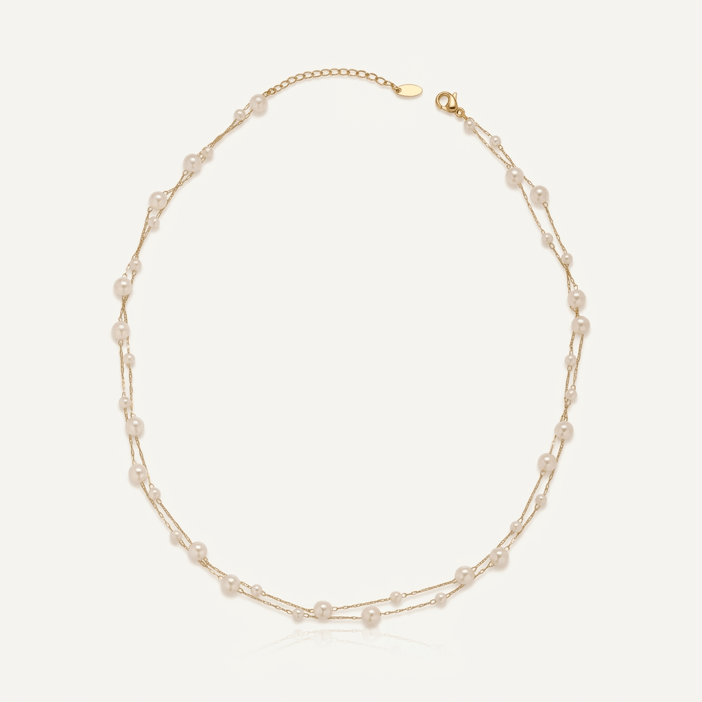 Luna Pearl Layered Necklace
