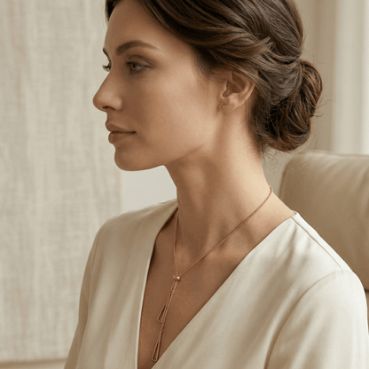 Minimal Drop Necklace