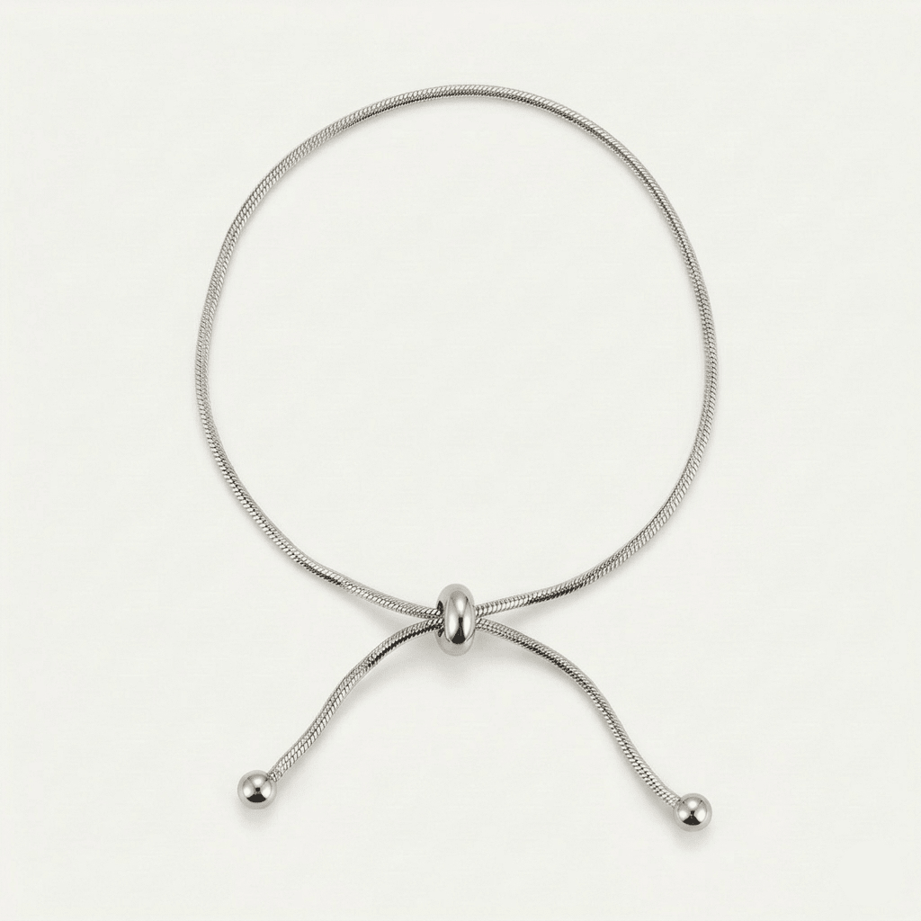 Minimal Gold Adjustable Anklet