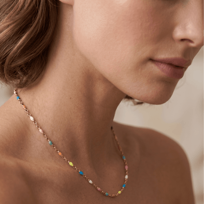 Rainbow Candy Bead Necklace