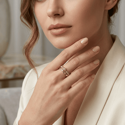 Sienna Crystal Adjustable Ring