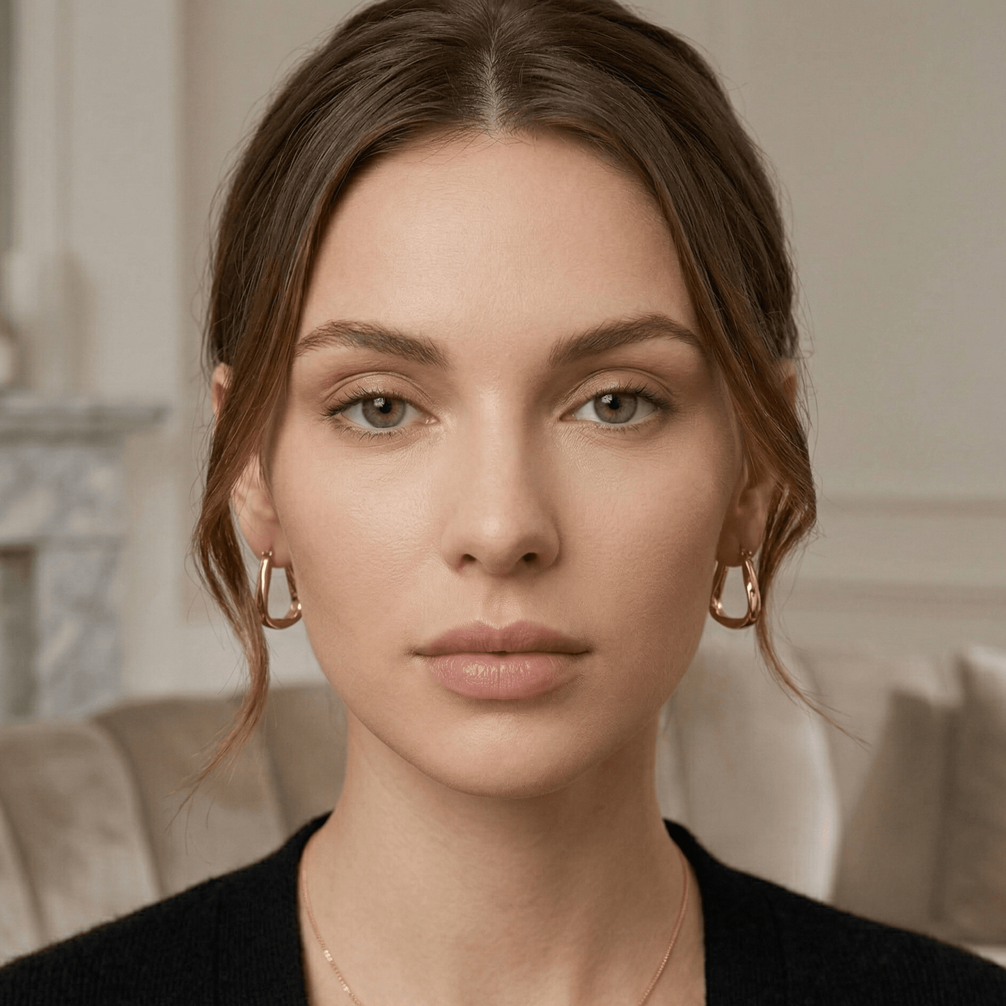 Sienna Square Hoop Earrings