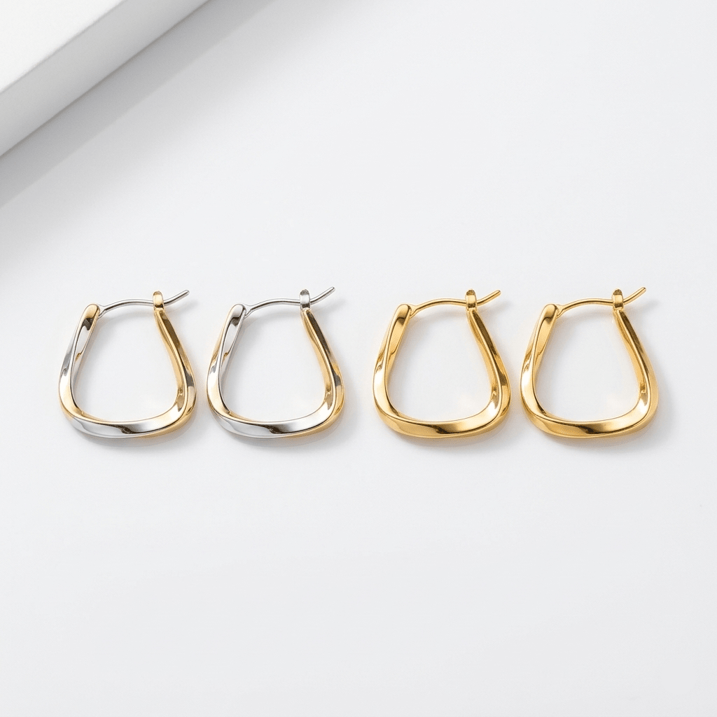 Sienna Square Hoop Earrings