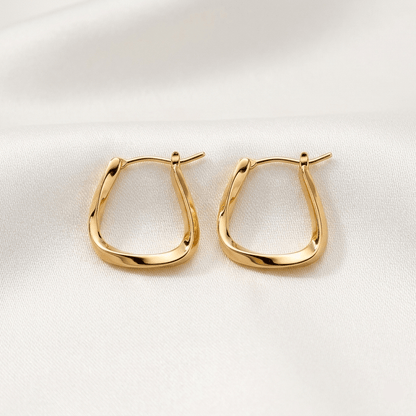 Sienna Square Hoop Earrings