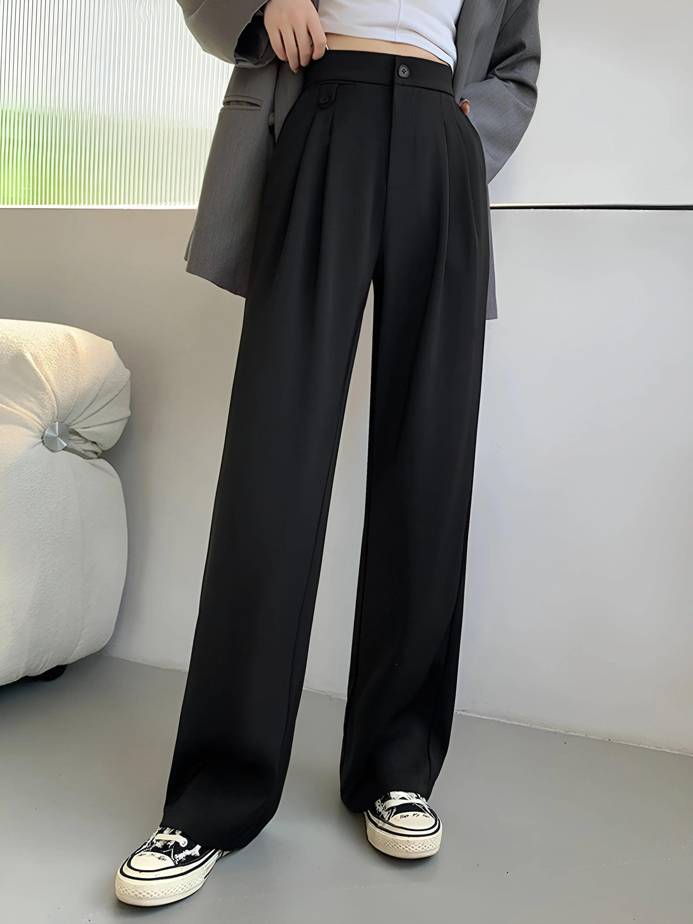 The Volu | Pantalon à jambes larges fancy