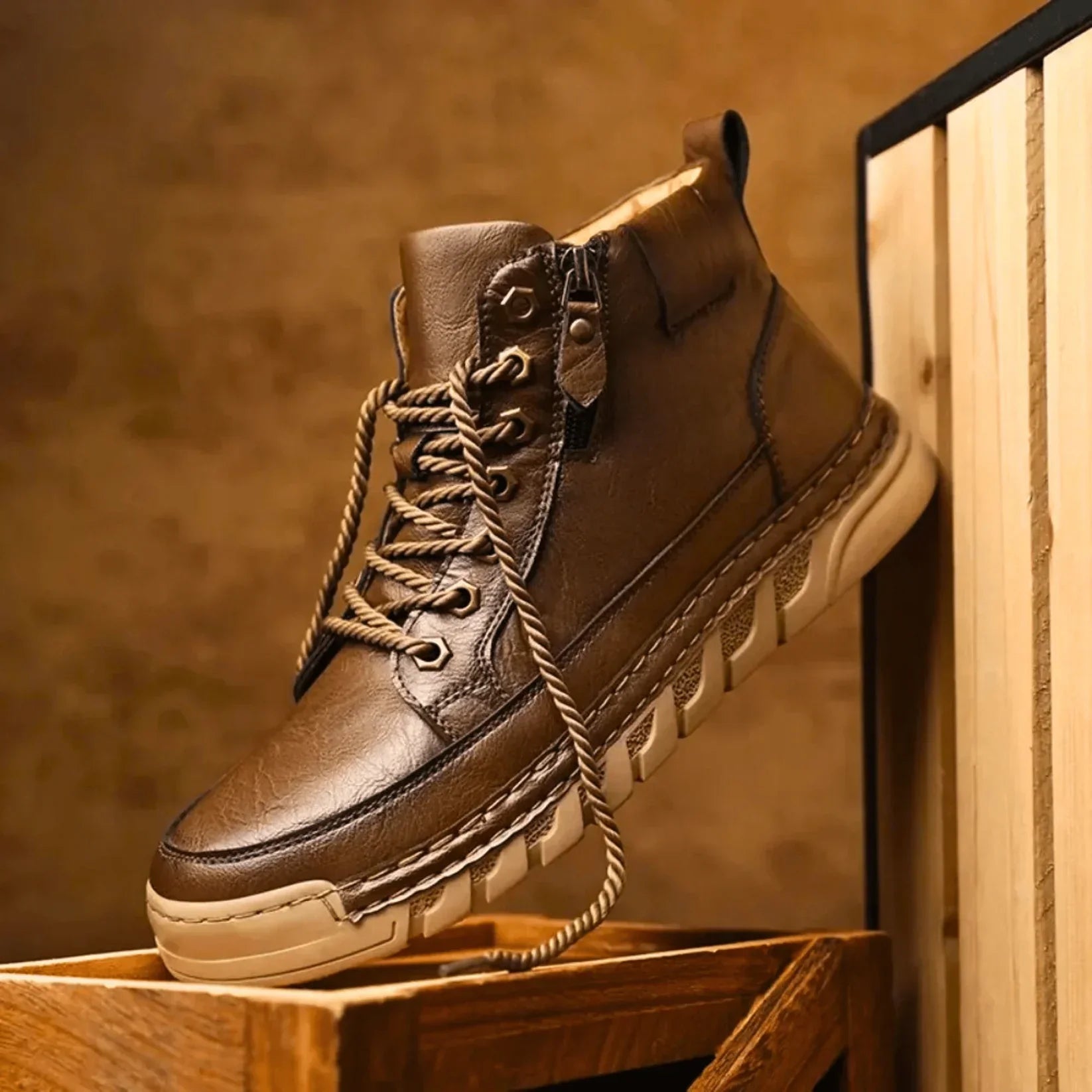 The Volu | Apollo™ – Bottes urbaines en cuir premium