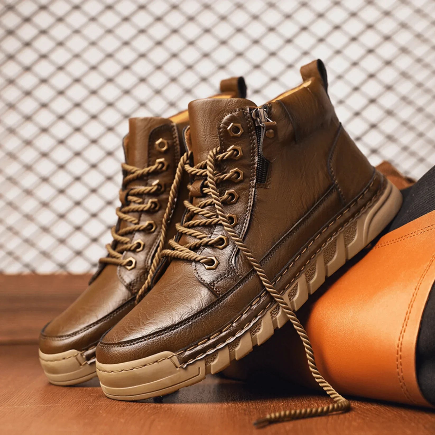 The Volu | Apollo™ – Bottes urbaines en cuir premium