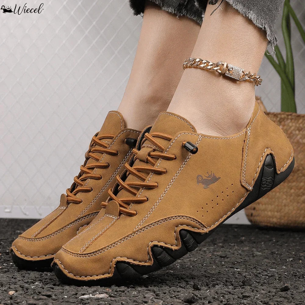 The Volu | Wiecel™ • Chaussures barefoot en cuir au confort ultime