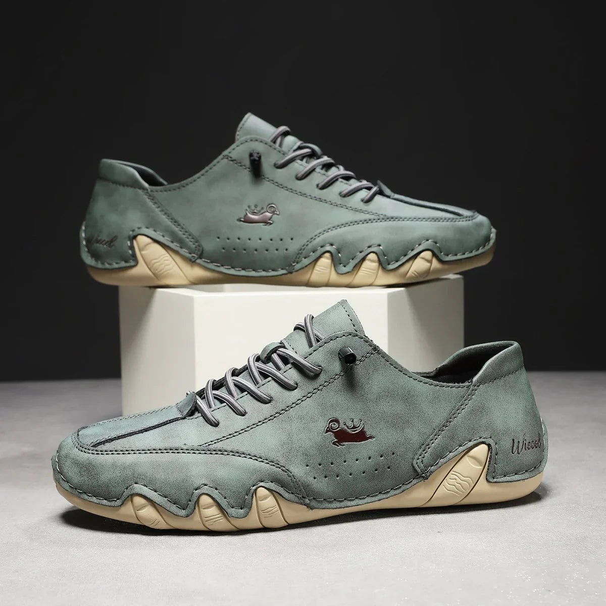 The Volu | Wiecel™ • Chaussures barefoot en cuir au confort ultime