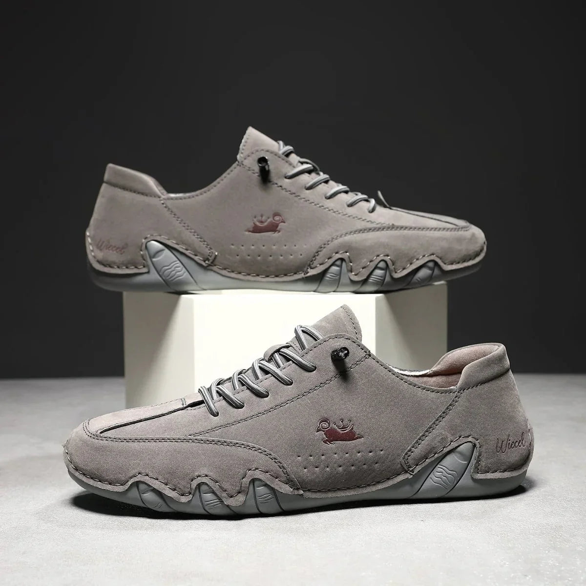 The Volu | Wiecel™ • Chaussures barefoot en cuir au confort ultime