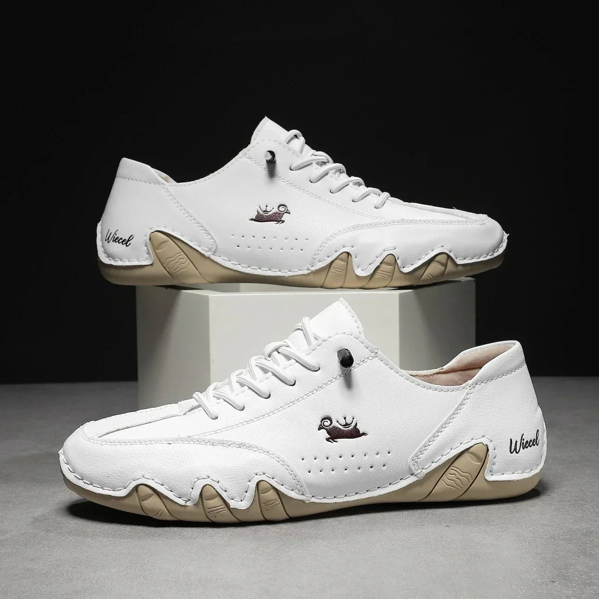 The Volu | Wiecel™ • Chaussures barefoot en cuir au confort ultime