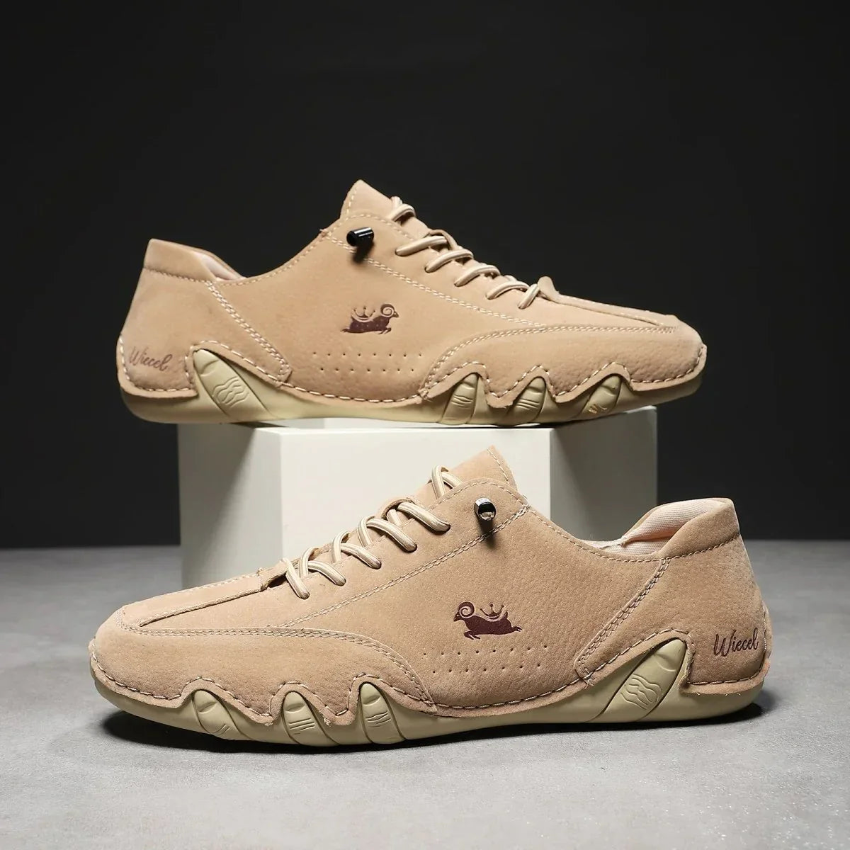 The Volu | Wiecel™ • Chaussures barefoot en cuir au confort ultime